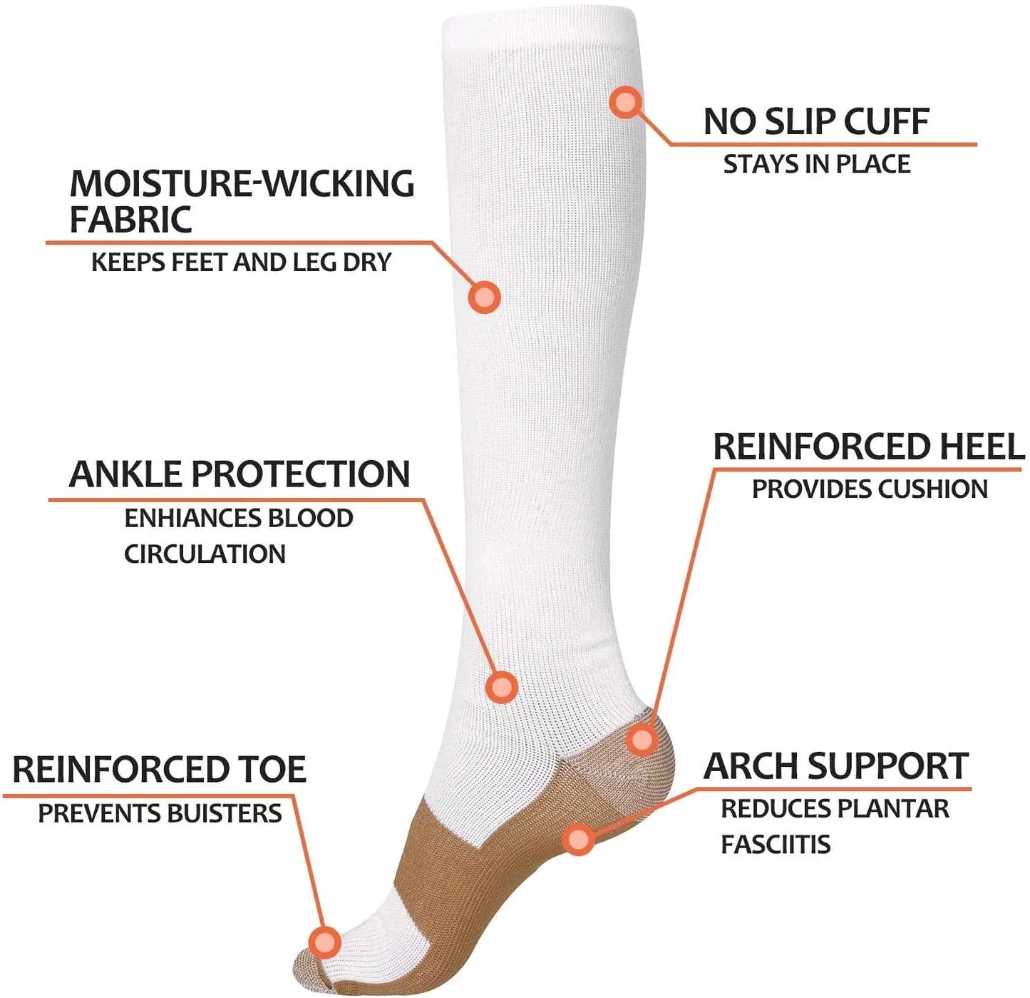 Copper Compression Socks